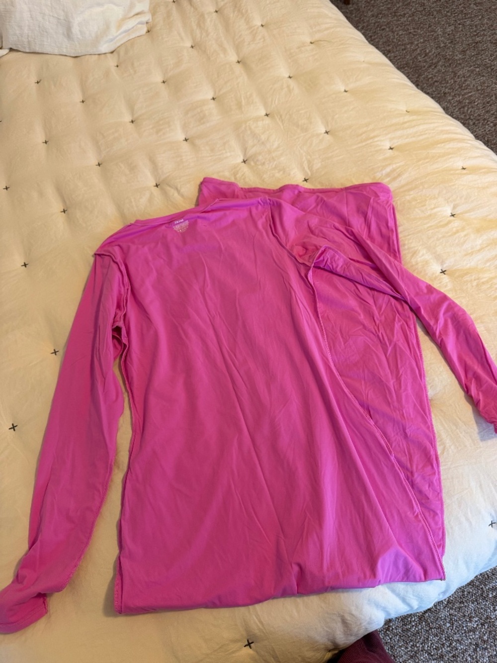 Skims pink long sleeve dress
